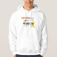 grandma brave warrior cancer pullover hoodie