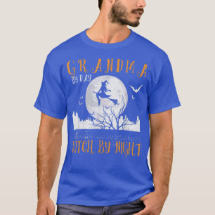 Grandma By Day Witch By Night Women Halloween T-Sh T-Shirt