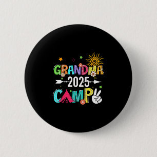 Grandma Camp 2025 Family Vacation Summer Camping C 6 Cm Round Badge