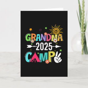 Grandma Camp 2025 Family Vacation Summer Camping C Card