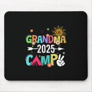 Grandma Camp 2025 Family Vacation Summer Camping C Mouse Pad