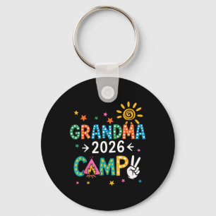 Grandma Camp 2026 Family Vacation Summer Camping Key Ring