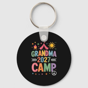 Grandma camp 2027 family vacation summer camping key ring