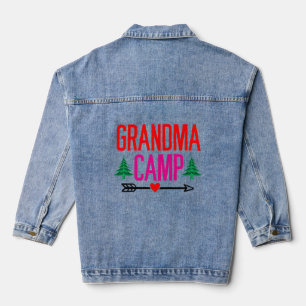 Grandma camp denim jacket