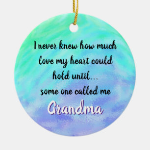 Grandma Ceramic Ornament