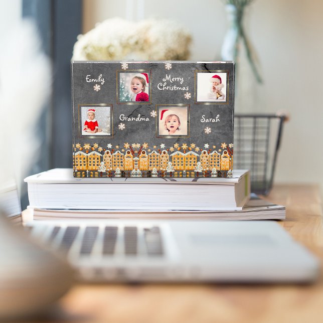 Grandma Christmas Ginger Cookie Photo Grid Collage (Creator Uploaded)