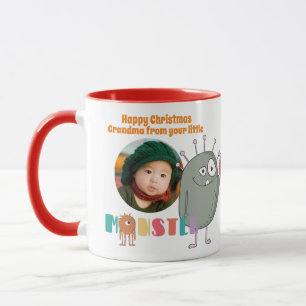  GRANDMA Christmas PHOTO Gift From Grandkids Mug