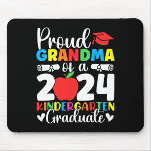 Grandma Cl Of 2024 Kindergarten Graduate Graduatio Mouse Pad