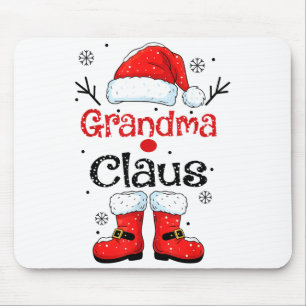 Grandma Claus Christmas Costume Pajama Family Matc Mouse Pad
