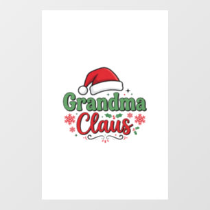 Grandma Claus Christmas Santa Hat