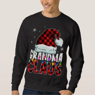 Grandma Claus Family Matching Christmas Women Paja Sweatshirt