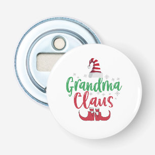Grandma Claus Funny Santa Family Matching Gift Bottle Opener