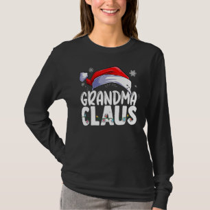 Grandma Claus Xmas Family Matching Grandma Funny C T-Shirt