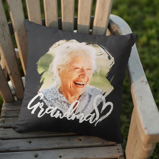 Grandma Cool Modern Simple Grunge Cushion (Creator Uploaded)