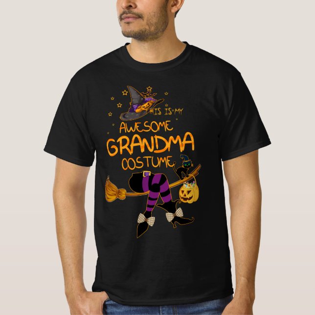 Grandma Costume Gift - This Is My Awesome Grandma  T-Shirt (Front)