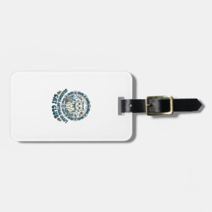 Grandma Cottage Craft Cat Pet Lover Shirt Art - Gr Luggage Tag