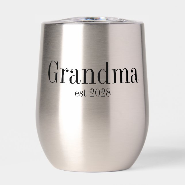 Grandma Custom Modern Black Typography (Front)
