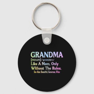 Grandma Definition Funny Saying For Grandmother Mo Key Ring