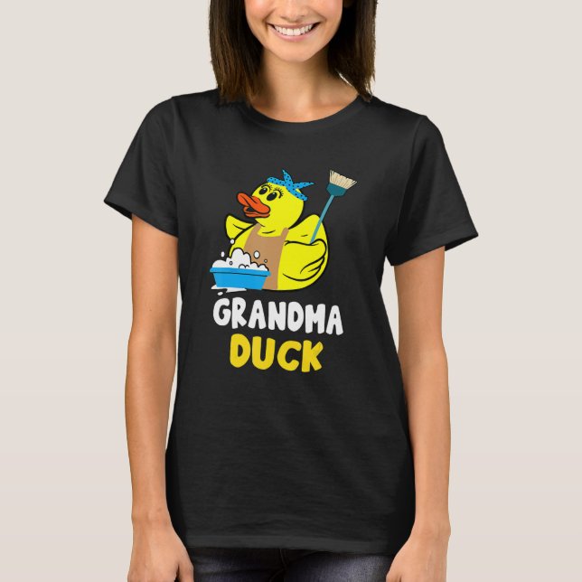Grandma Duck Cute Grandma Rubber Duck Duck T-Shirt (Front)