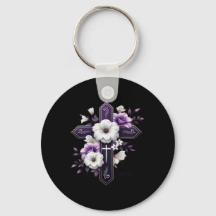 Grandma Easter Cross God Religious Faith Based Clo Key Ring