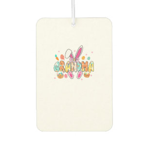 Grandma Easter Grandma Coquette Bunny Ears Eggs Ba Car Air Freshener