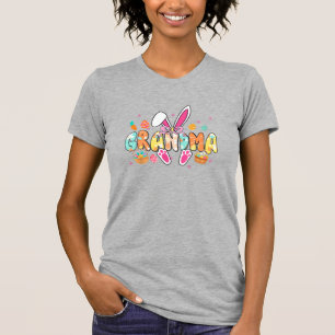Grandma Easter Grandma Coquette Bunny Ears Eggs Ba T-Shirt