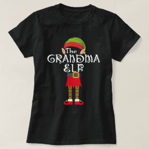 grandma elf family matching christmas T-Shirt