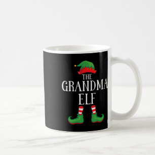 Grandma Elf Matching Group Xmas Funny Family Chris Coffee Mug