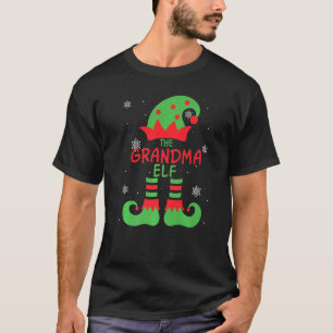 Grandma Elf Xmas Family Matching Group Christmas O T-Shirt