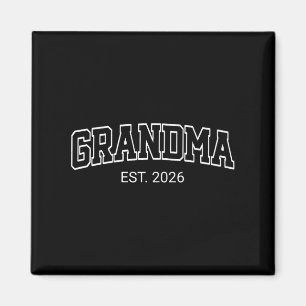 Grandma Est. 2026 1st Time Grandmom To Be Baby Ann Magnet