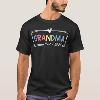 Grandma Est 2026 Promotedo Grandma 2026 For Grandm T-Shirt