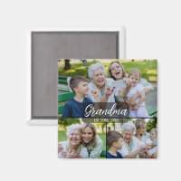 Grandma Est. White script 3 photo
