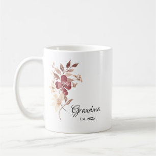 Grandma Est. Year – New Grandma Announcement Coffee Mug