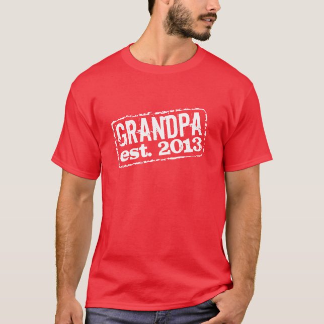 Grandma established 2021 t shirts | Customisable (Front)