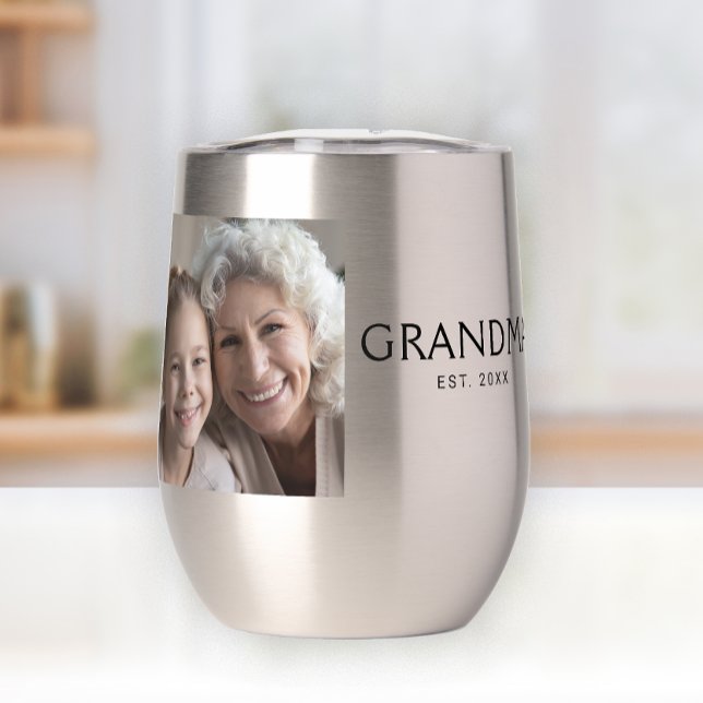 Grandma Established Black Typography Photo (Creator Uploaded)