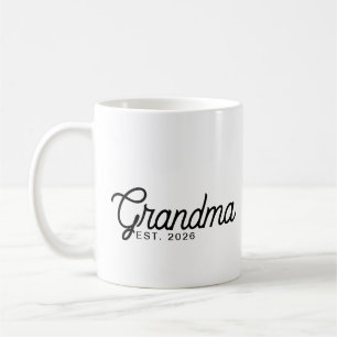 Grandma Established New Grandma Gift Coffee Mug