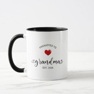 Grandma Established New Grandmother Gift Mug
