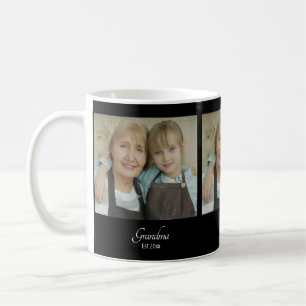 Grandma Established Photo Gift Coffee Mug
