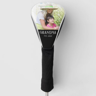 Grandma Established Photo Golf Head Cover