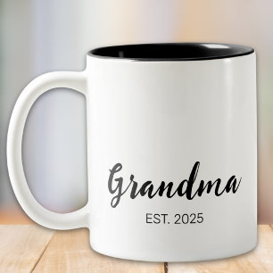 Grandma Established Two-Tone Coffee Mug