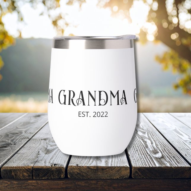 Grandma Established Typography Gift Insulated  (Creator Uploaded)