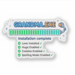 Grandma.exe Funny Grandmother Gift
