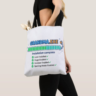 Grandma.exe Funny Grandmother Gift Tote Bag