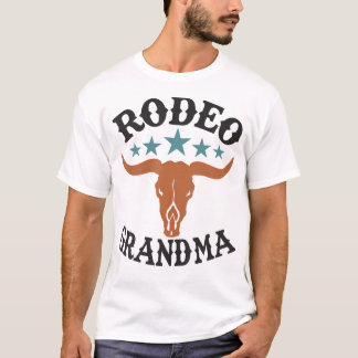 Grandma First Birthday Cowboy Western Rodeo Party  T-Shirt