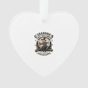 Grandma First Halloween Vintage Witch Shirt_1 Ornament