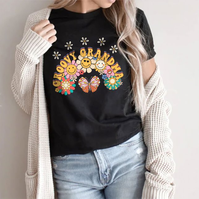 Grandma Flower Shirt, Mothers Day Gift T-Shirt (Creator Uploaded)