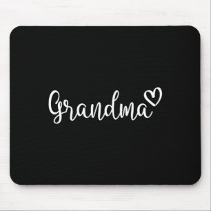 Grandma for Women Heart Mothers Day Mouse Pad