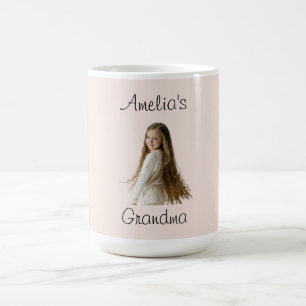 Grandma Gift – Grandchild Name & Photo - Coffee Mug