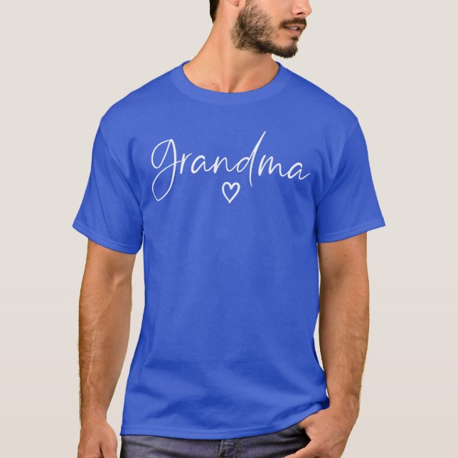 Grandma Gifts for Women Heart Mothers Day Grandma  T-Shirt (Front)