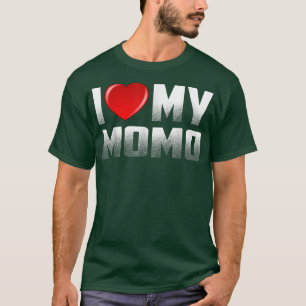 Grandma Gifts from Grandkids I Love My Momo Mother T-Shirt
